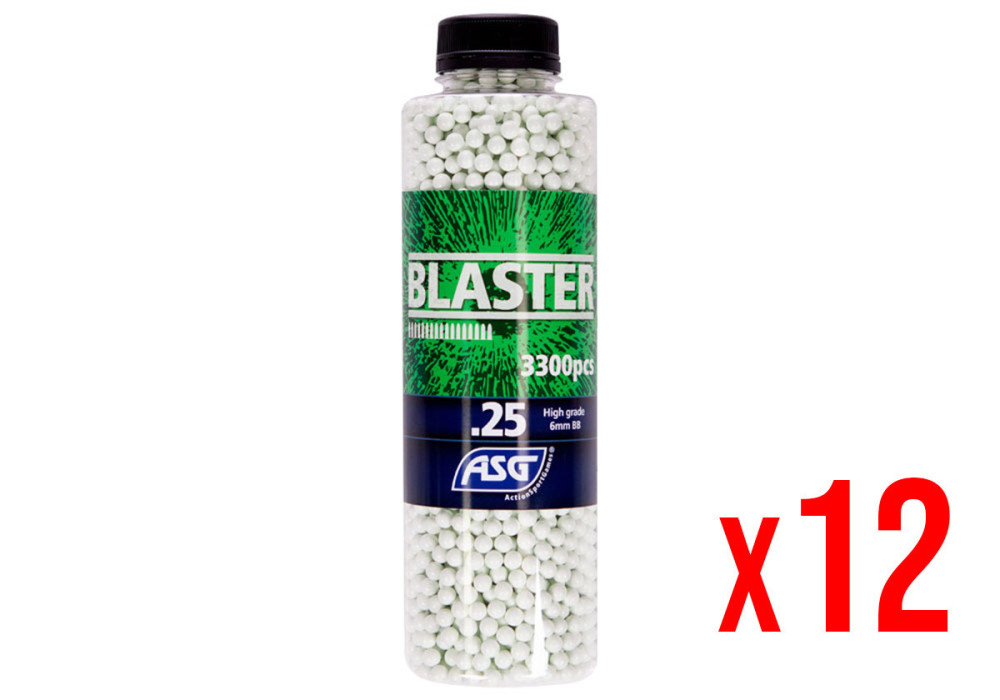 Billes 0.25g BOUTEILLE 3300 BLASTER ASG X12