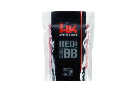 Billes 0.25g SACHET 2500 HK RED BATTLE UMAREX