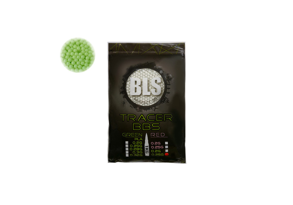 Billes traçantes 0.25g SACHET 4000 PRECISION BLS GREEN