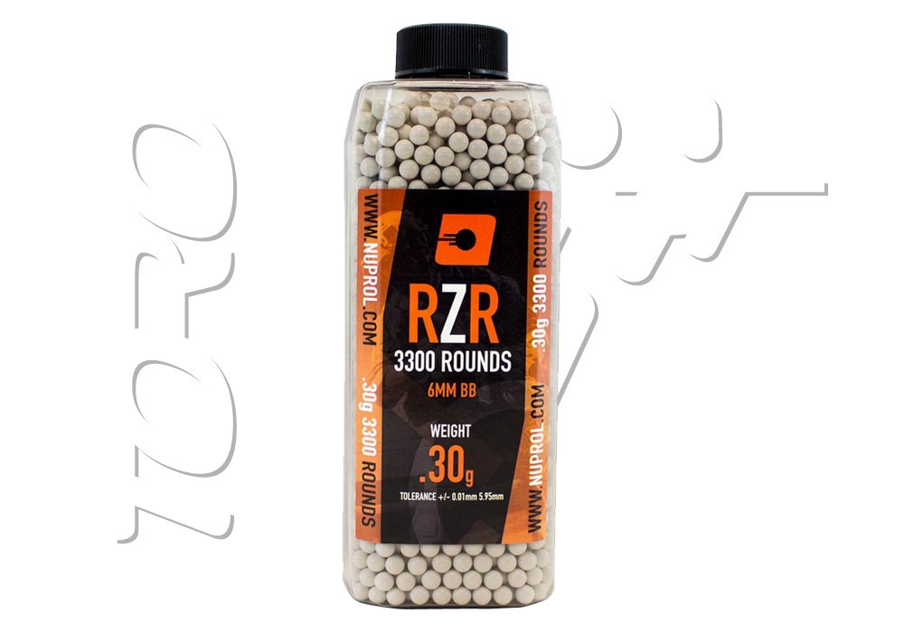 Billes 0.30g BOUTEILLE 3300 RZR NUPROL