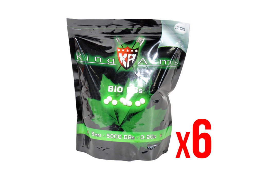 Billes BIO 0.20g SACHET 5000 KING ARMS X6