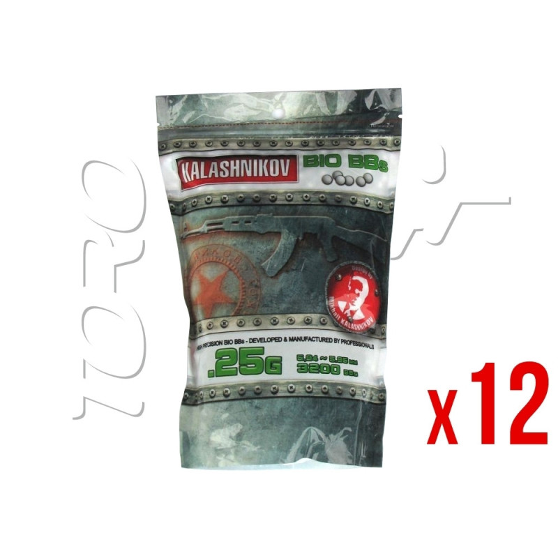 Billes BIO 0.25g SACHET 3200 KALASHNIKOV X12