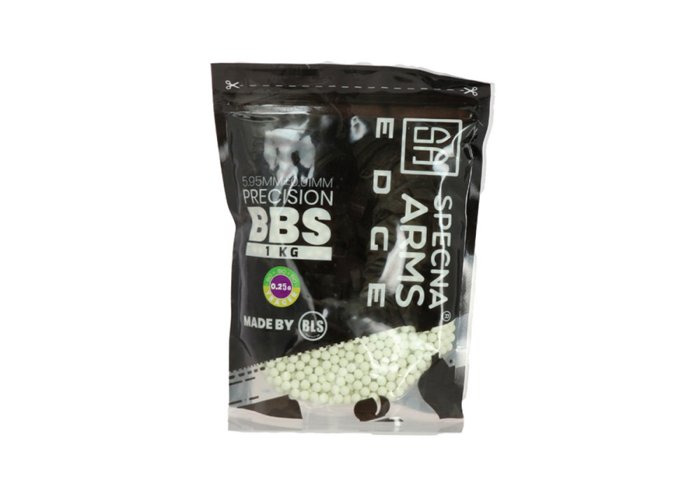 Billes traçantes BIO 0.25g SACHET 4000 EDGE BLS SPECNA GREEN