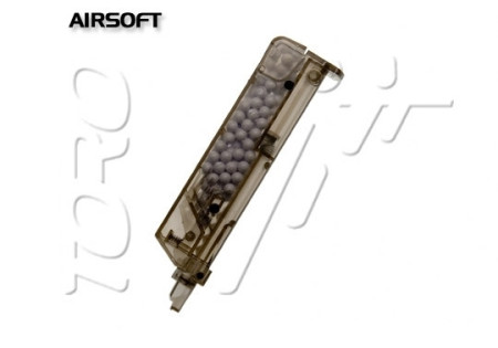 Speedloader chargette rapide AIRSOFT 115 BILLES SMOKE ASG