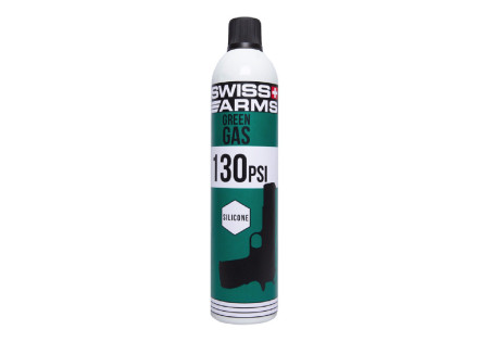 Gaz 130 PSI GREEN "DE" LUBRIFIE 760ml GREEN SWISS ARMS