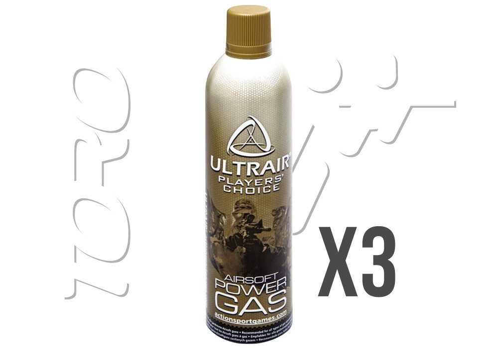 Gaz ULTRAIR AIRSOFT POWER GAS 570ml ASG X3