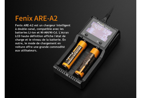 Chargeur SECTEUR 2 ACCUS ARE A2 FENIX