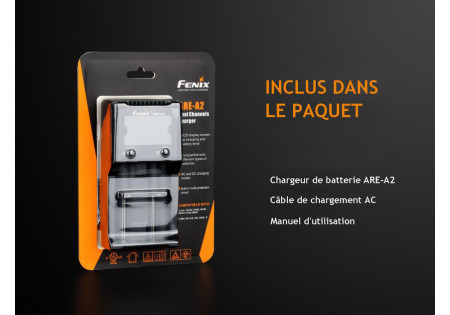 Chargeur SECTEUR 2 ACCUS ARE A2 FENIX