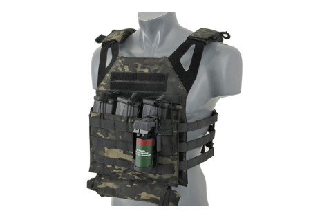 Grenade FACTICE MK13 FLASHBANG + PORTE GRENADE SYSTEME MOLLE BLACK