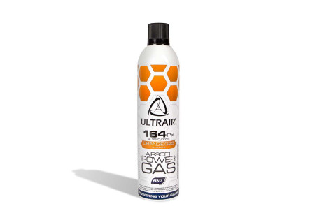 Gaz ULTRAIR AIRSOFT POWER GAS MEDIUM 164 PSI ORANGE 570ml ASG