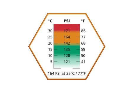 Gaz ULTRAIR AIRSOFT POWER GAS MEDIUM 164 PSI ORANGE 570ml ASG