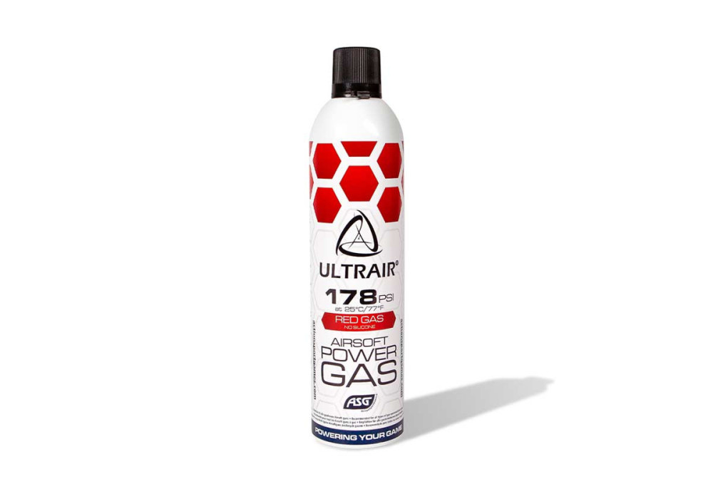 Gaz ULTRAIR AIRSOFT POWER GAS HIGH 178 PSI RED 570ml ASG