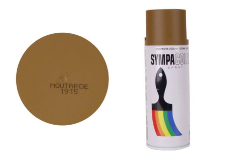 Peinture BOMBE MILITARIA MOUTARDE 1915 SPRAY 400ml SYMPACOLOR