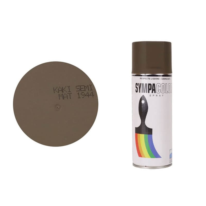 Peinture BOMBE MILITARIA KAKI SEMI MAT 1944 SPRAY 400ml SYMPACOLOR