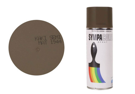 Peinture BOMBE MILITARIA KAKI SEMI MAT 1944 SPRAY 400ml SYMPACOLOR