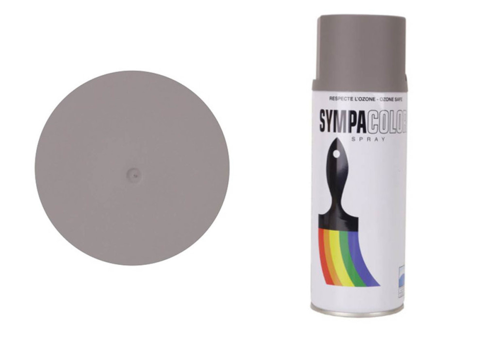 Peinture BOMBE MILITARIA GRIS MAT CENTRE EUROPE CLAIR SPRAY 400ml SYMPACOLOR