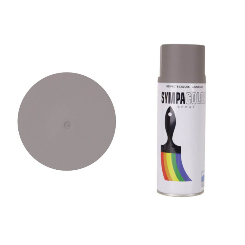 Peinture BOMBE MILITARIA GRIS MAT CENTRE EUROPE CLAIR SPRAY 400ml SYMPACOLOR