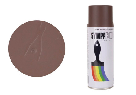 Peinture BOMBE MILITARIA BRUN CUIR SPRAY 400ml SYMPACOLOR