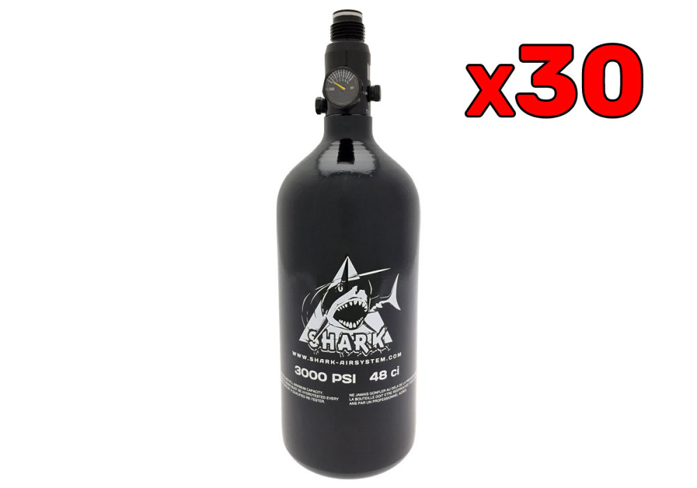 Bouteille 0.8L 48Ci ALU SHARK + preset SHARK 3000 PSI HP X30