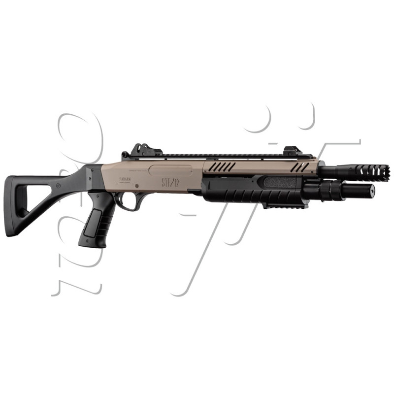 Fusil à pompe FABARM STF12 COMPACT 11" TAN SPRING VFC