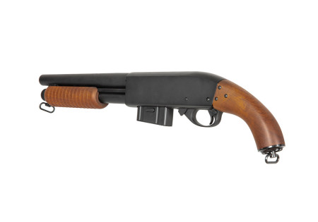 Fusil à pompe REMINGTON M870 COMPACT WOODEN STYLE SPRING A&K