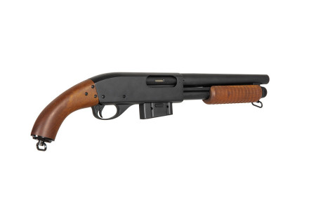 Fusil à pompe REMINGTON M870 COMPACT WOODEN STYLE SPRING A&K