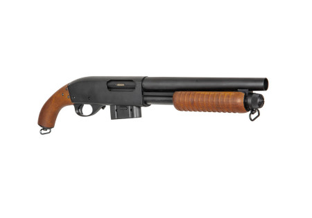 Fusil à pompe REMINGTON M870 COMPACT WOODEN STYLE SPRING A&K