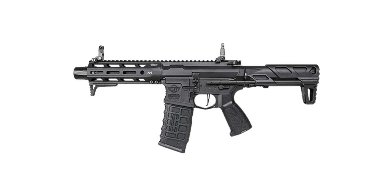 Fusil ARP556 2.0 AEG MOFSET FULL METAL PICATINNY/M-LOCK BLACK G&G ARMAMENT