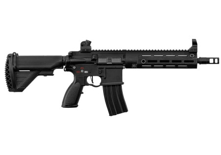 Fusil DELTA 595 ELITE PRO TYPE HK416 FULL METAL MOSFET 11"  120 Bbs AEG PICATINNY/M-LOCK BLACK BO MANUFACTURE