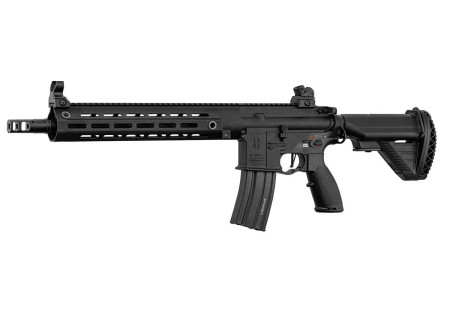 Fusil DELTA 595 ELITE PRO 120 Bbs AEG PICATINNY/M-LOCK BLACK FULL METAL MOSFET 14.5" BO MANUFACTURE