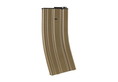 Chargeur M4/M15/M16 MID-CAP 120 BBs METAL TAN LANCER TACTICAL