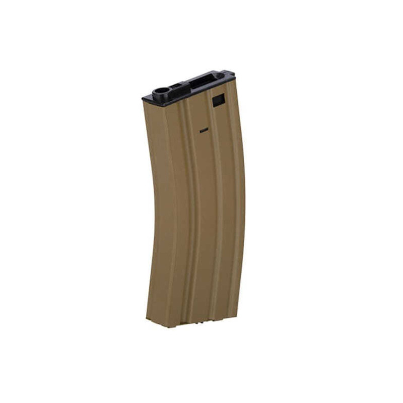 Chargeur M4/M15/M16 HI-CAP 300 BBs METAL COLT LANCER TACTICAL TAN