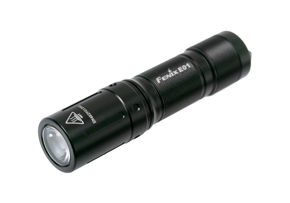 Lampe tactique FENIX E01 V2 100 LUMENS BLACK