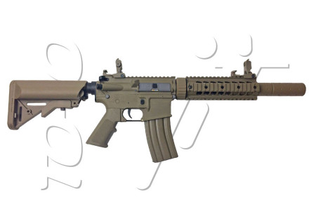 Fusil COLT M4 SILENT OPS FULL METAL 300 Bbs AEG TAN CYBERGUN