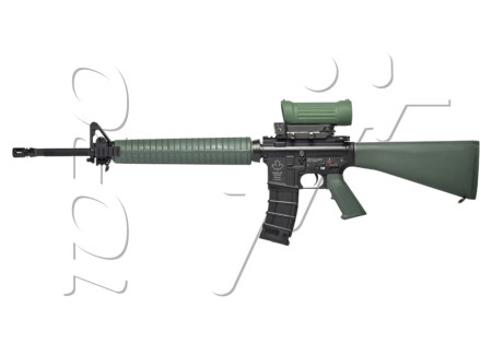 Fusil GC7 A1 G&G ARMAMENT AEG GREEN + SCOPE X4