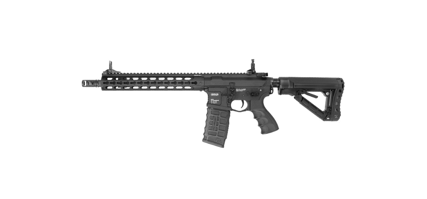 Fusil GC16 WARTHOG 12" METAL AEG BLACK G&G ARMAMENT