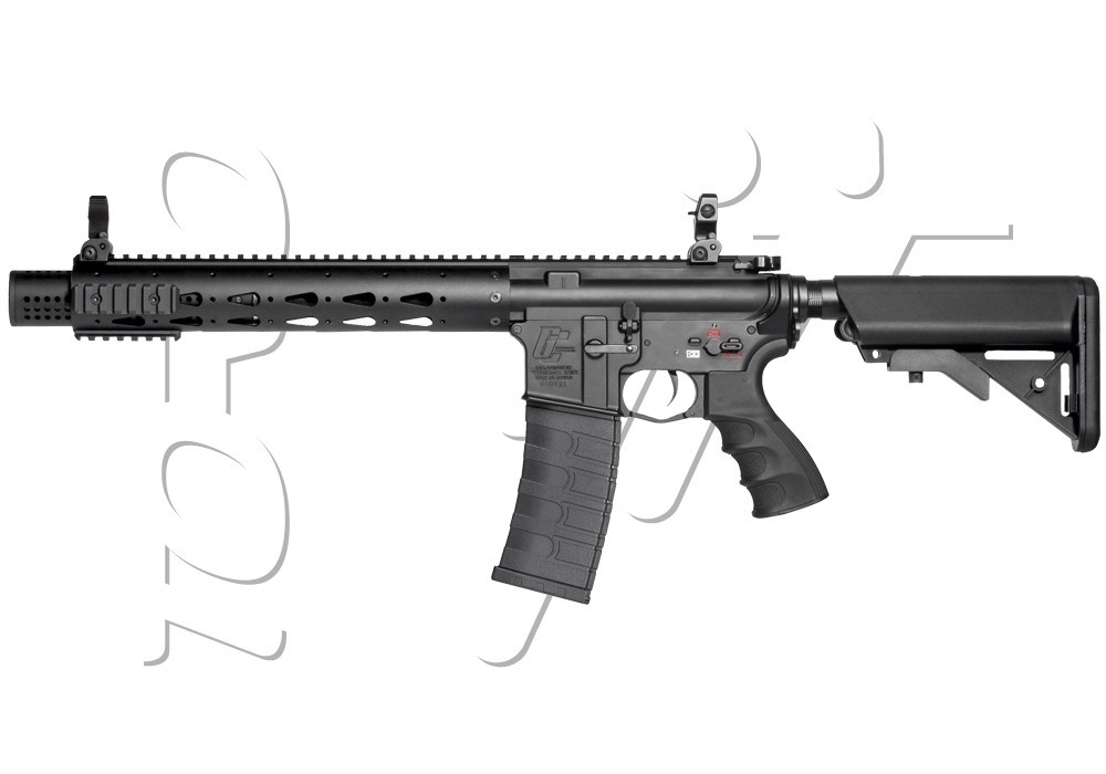 Fusil GC16 FFR 12" SD METAL AEG BLACK G&G ARMAMENT