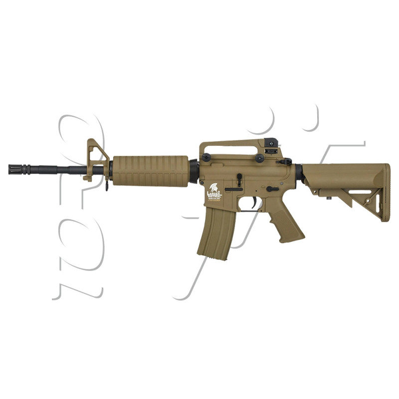 Fusil FIBRE LT03 M4A1 GEN2 AEG LANCER TACTICAL TAN