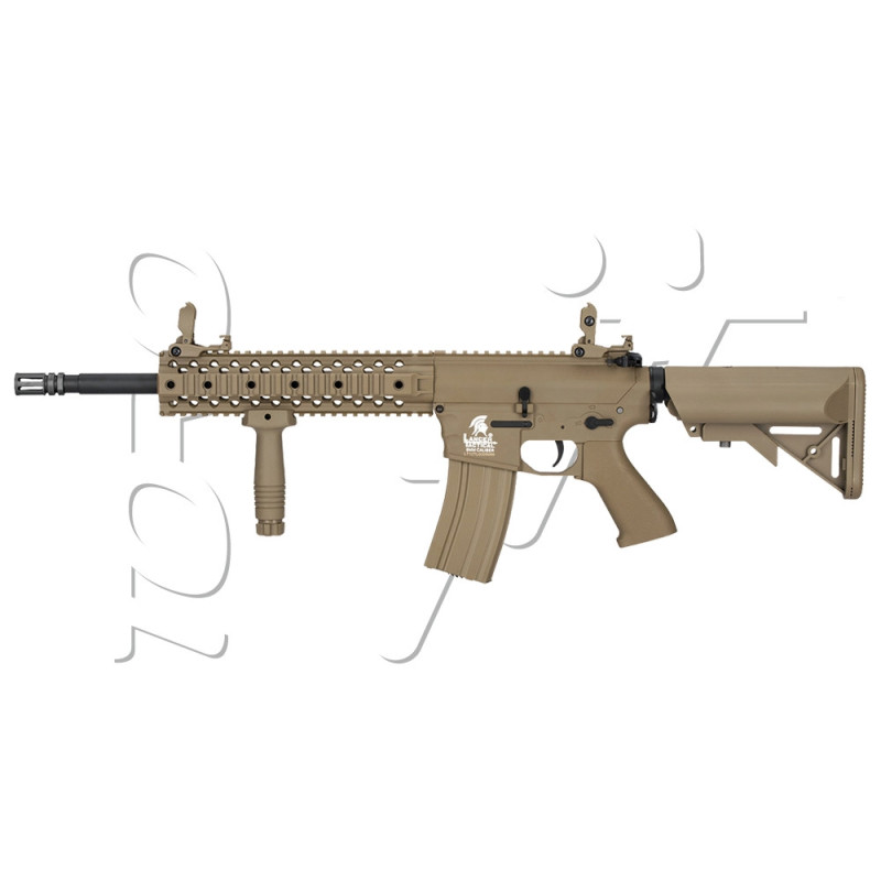 Fusil FIBRE LT12 M4 RIS EVO AEG LANCER TACTICAL TAN