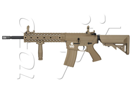 Fusil FIBRE LT12 M4 RIS EVO AEG LANCER TACTICAL TAN