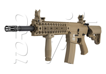 Fusil FIBRE LT12 M4 RIS EVO AEG LANCER TACTICAL TAN