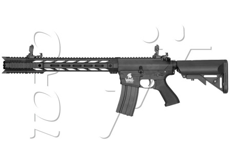 Fusil FIBRE LT25 M4 SPR INTERCEPTOR AEG LANCER TACTICAL BLACK