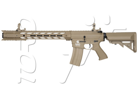 Fusil FIBRE LT25 M4 SPR INTERCEPTOR AEG LANCER TACTICAL TAN