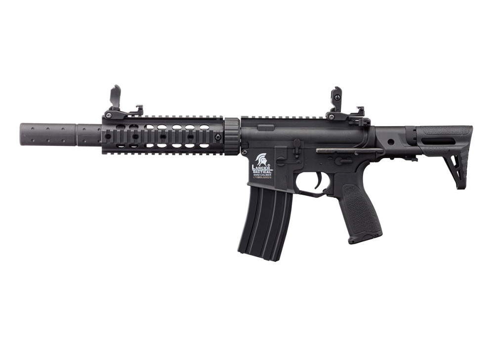 Fusil FIBRE LT15 M4 GEN2 PDW AEG LANCER TACTICAL BLACK