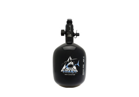 Bouteille 0.8L 48Ci CARBONE SHARK UL COURTE + preset 4500 PSI SHARK