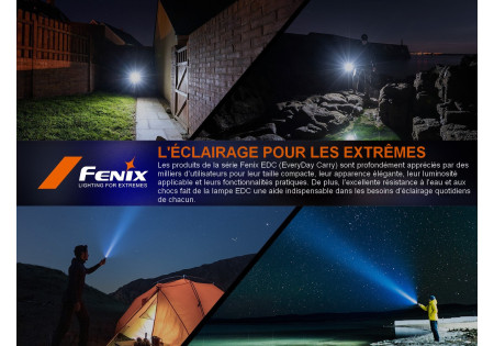 Lampe tactique FENIX E18R V2.0 1200 LUMENS