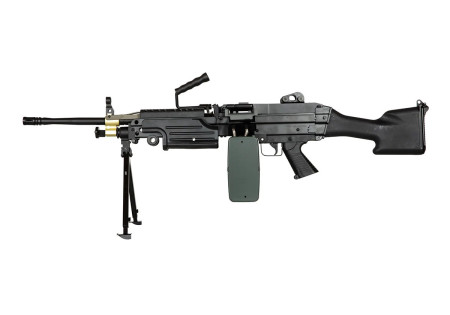 Fusil M249 MK2 EDGE 2500 BBs TYPE FN HERSTAL FULL METAL SPECNA ARMS BLACK