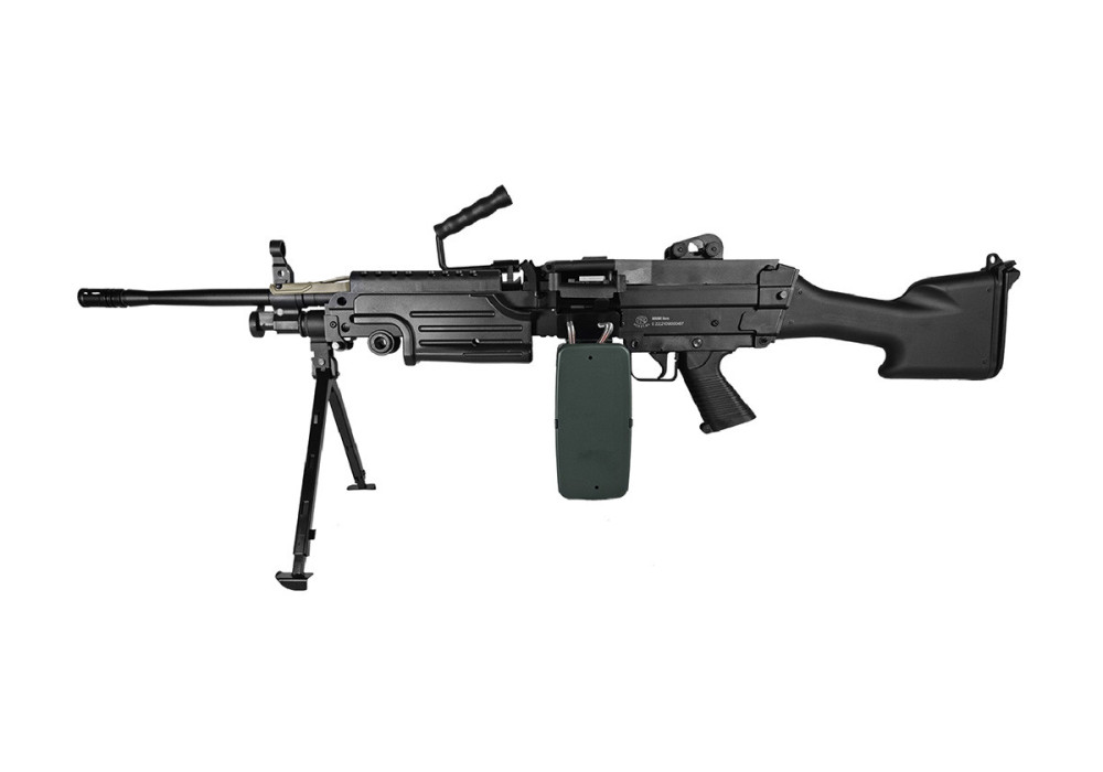 Fusil M249 MK2 2400 BBs BLACK FN HERSTAL A&K CYBERGUN