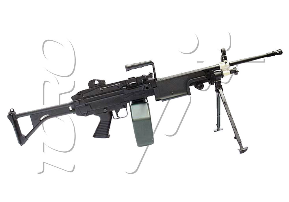 Fusil M249 MK1 SAW AEG FULL METAL A&K BLACK