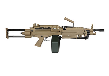 Fusil M249 PARA EDGE 2500 BBs TYPE FN HERSTAL FULL METAL SPECNA ARMS TAN